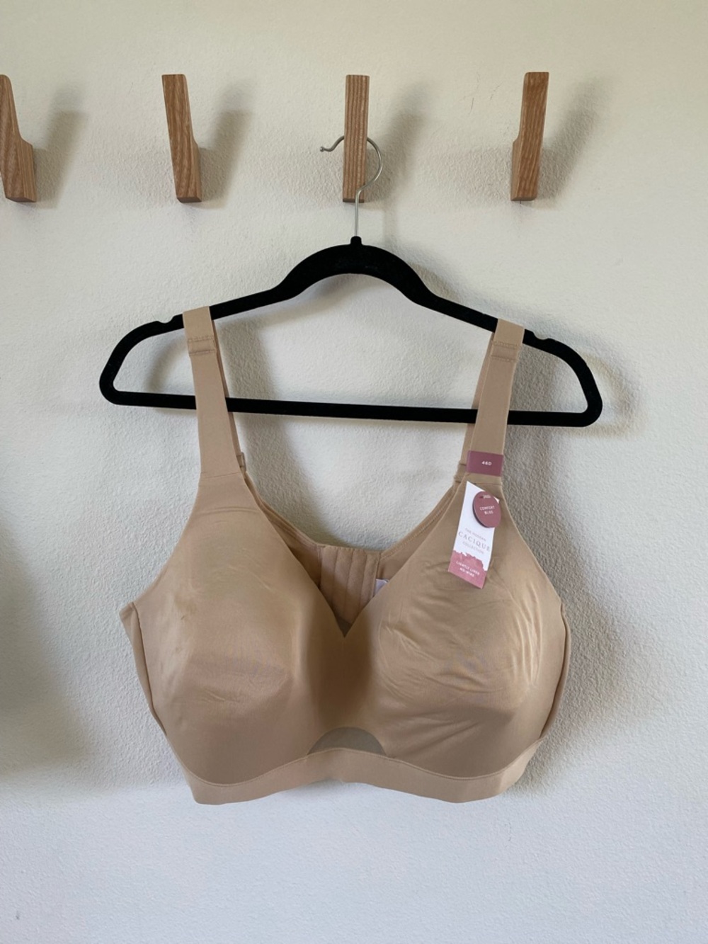 Cacique Nude Lightly Lined Full Coverage Bra 46D
